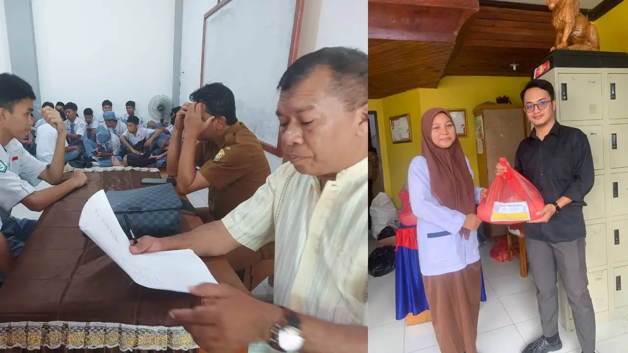 SMAN 9 Kendari Gelar Pesantren Kilat dan Bakti Sosial, Tanamkan Akhlak Remaja di Era Digital