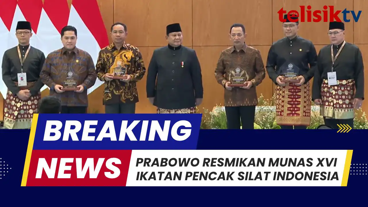 TELISIKTV: Presiden Prabowo Resmikan Pembukaan Munas XVI Ikatan Pencak Silat Indonesia