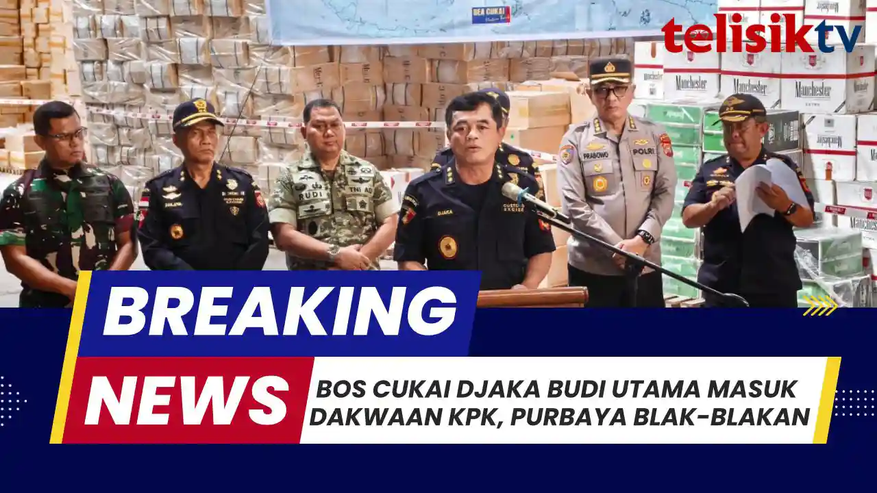 TELISIKTV: Bos Cukai Djaka Budi Utama Masuk Dakwaan KPK, Purbaya Blak-blakan