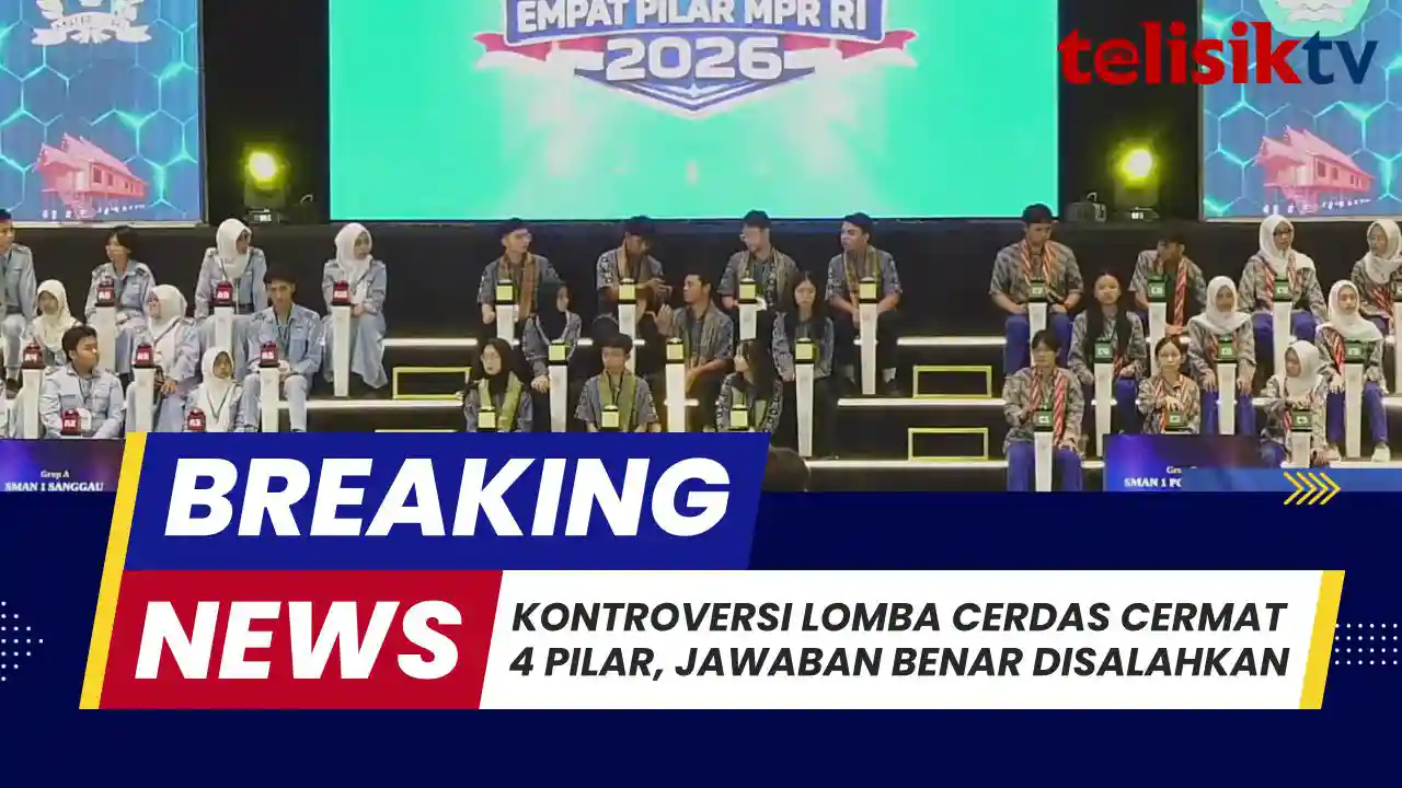 TELISIKTV: Kontroversi Lomba Cerdas Cermat 4 Pilar Jawaban Benar Disalahkan, MPR Akui Kelalaian Juri