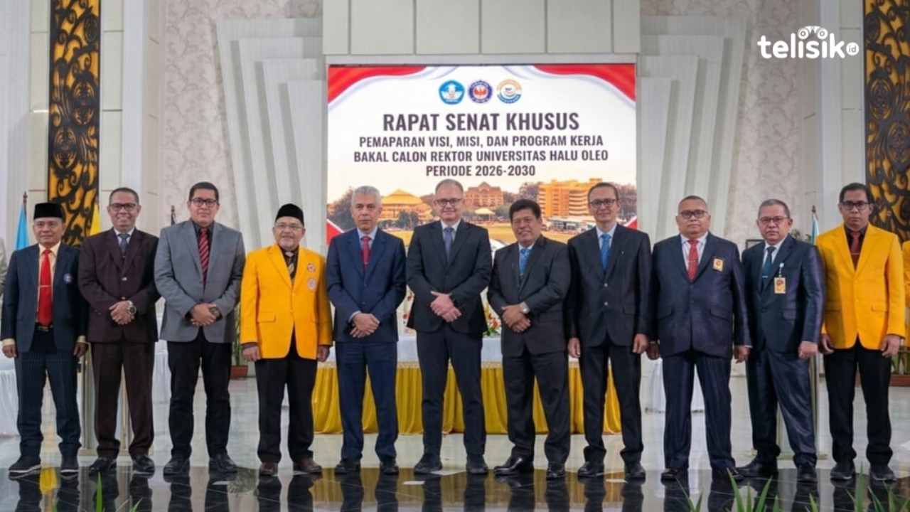 10 Bakal Calon Rektor UHO Kendari Berebut Posisi Tiga Besar, Pegawai Kampus WFH