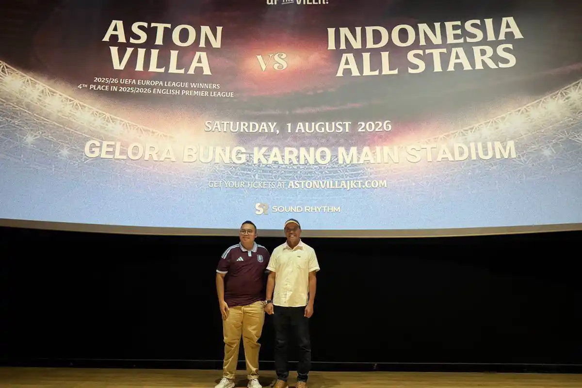 Aston Villa Siap Hadapi Indonesia All-Stars di SUGBK