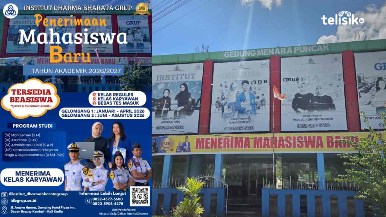 Institut Dharma Bharata Grup Buka PMB 2026/2027, Unggulkan Prodi D3 KPNK Langsung Terserap Kerja