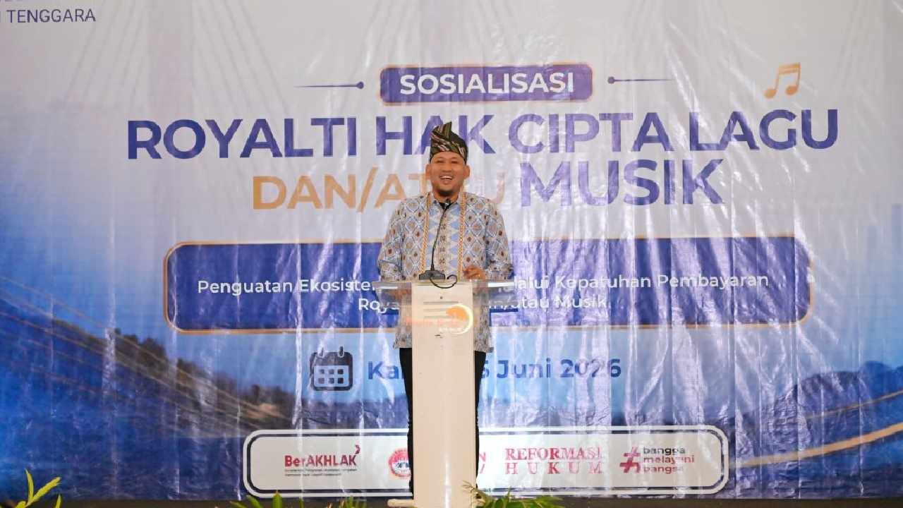 Pemkot Kendari Dorong Pelaku Usaha Taat Bayar Royalti Musik dan Perkuat Ekonomi Kreatif