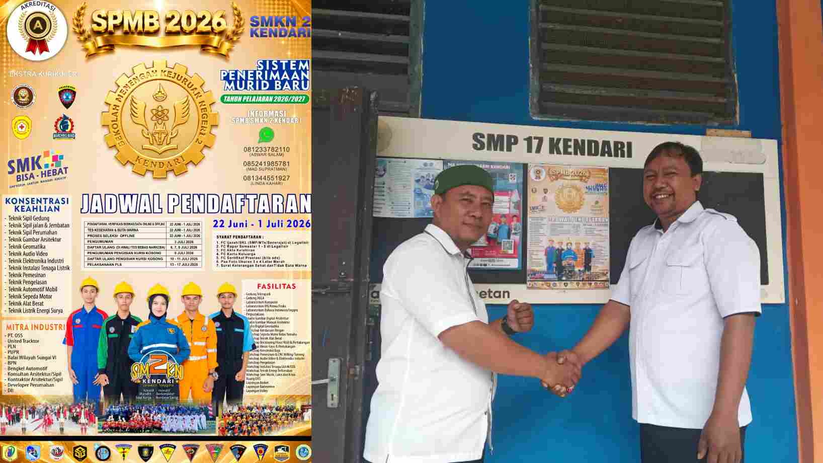 SMKN 2 Kendari Buka SPMB 2026, Siapkan Kuota 720 Siswa di 14 Konsentrasi Keahlian