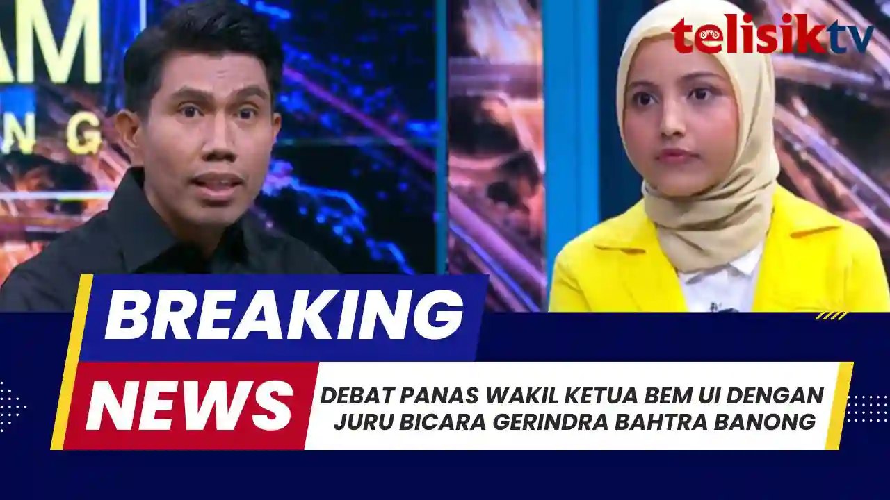TELISIKTV: Debat Panas Fatimah Az Zahra Wakil Ketua BEM UI Dengan Juru Bicara Partai Gerindra Bahtra Banong