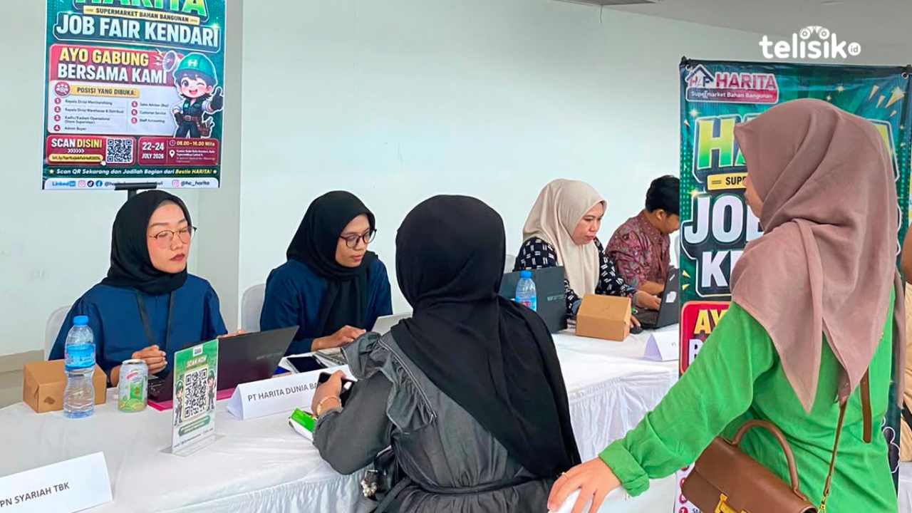 Harita Supermarket Bahan Bangunan Buka Lowongan Kerja Tanpa Batas Usia di Job Fair Kendari
