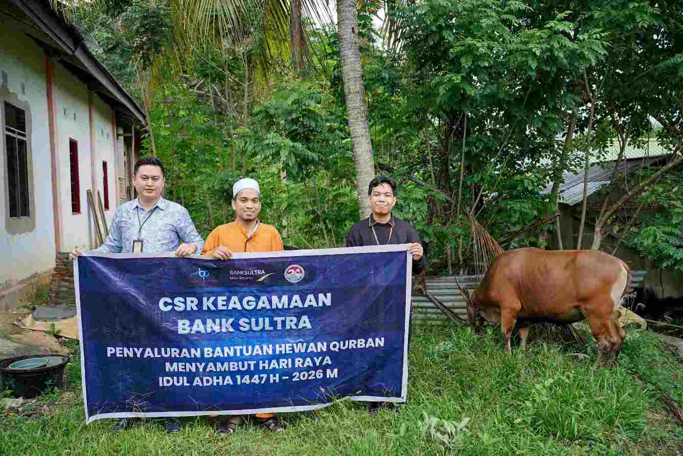 Jelang Idul Adha 1447 H, Bank Sultra Tebar Kepedulian dengan 23 Ekor Sapi Kurban untuk Masyarakat