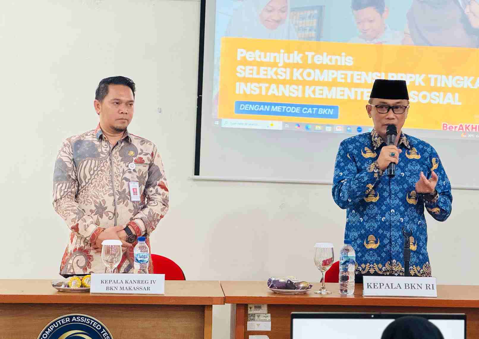 Kepala BKN RI Tinjau Seleksi PPPK Guru dan Tendik Sekolah Rakyat di UPT BKN Kendari