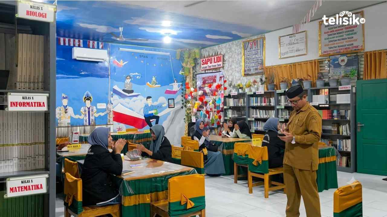 Perpustakaan SMAN 11 Kendari Inovatif dan Berprestasi Nasional Jadi Episentrum Studi Percontohan Literasi Digital Sultra