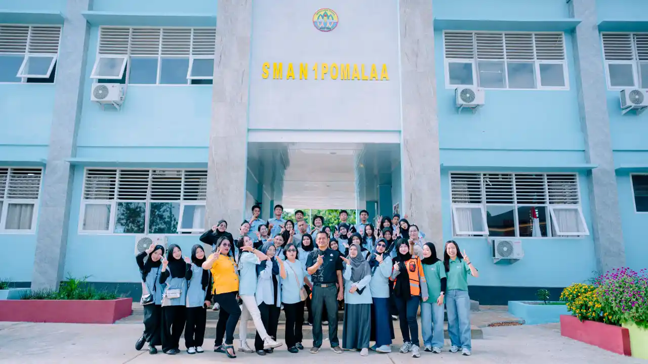 PT Vale Edukasi Siswa SMA Praktik Green Mining Lewat Nursery Tanggetada di Kolaka