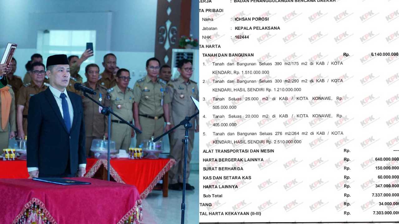Sekda Konawe Selatan Dituding Selingkuh dengan Oknum PPPK, Berikut Rincian Lengkap Harta Kekayaannya