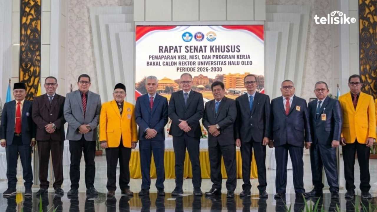 Senat UHO Kendari Umumkan Jadwal Pelaksanaan Kembali Penyaringan Tiga Besar Calon Rektor