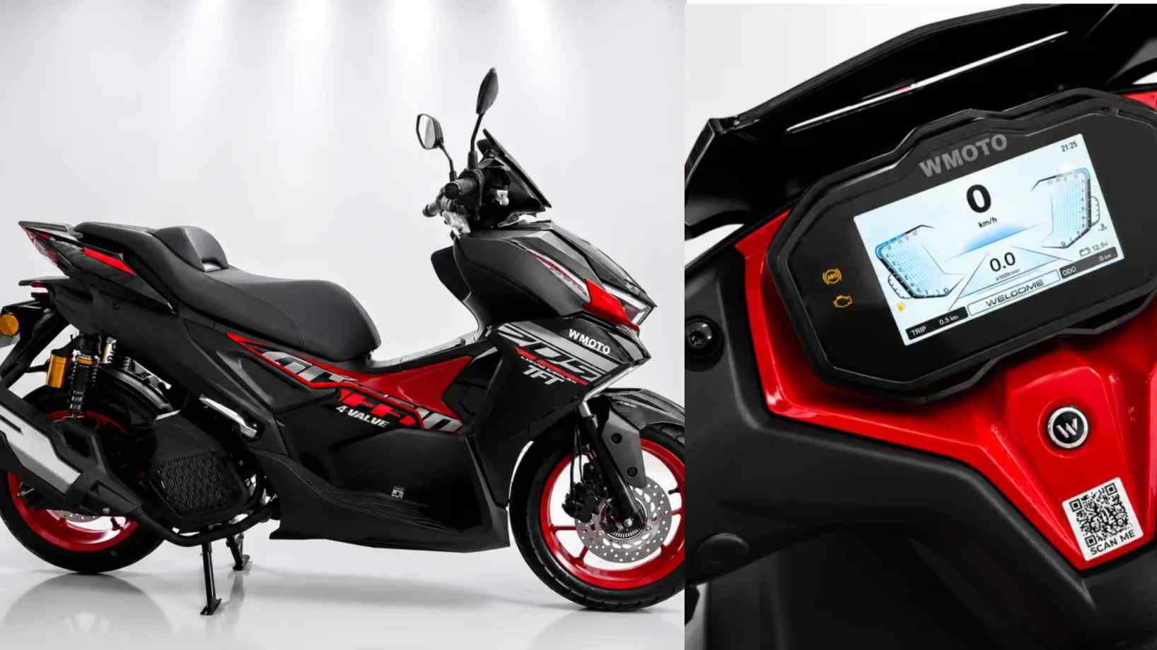 Tantang Aerox dan Airblade, WMoto Griffin 205 Resmi Meluncur dengan Mesin 198,8 cc hingga Fitur Jumbo