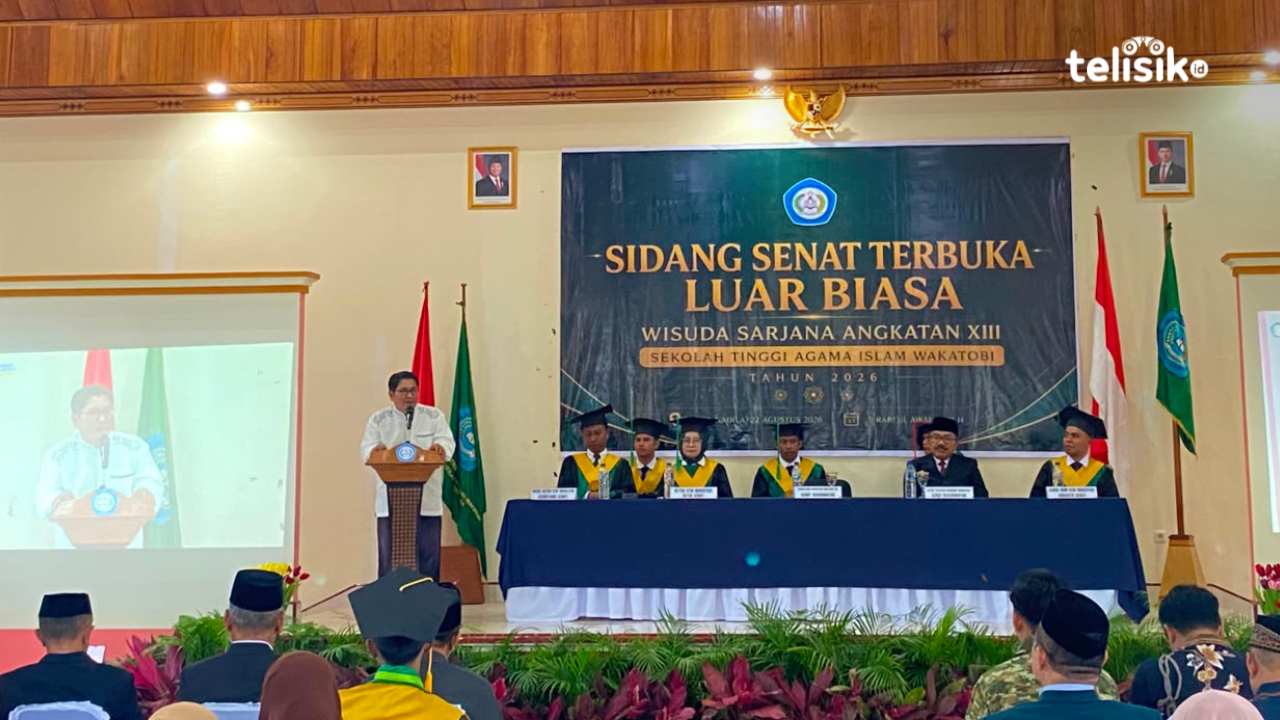 STAI Wakatobi Wisuda Tiga Mahasiswa, Ketua: Ini Kemenangan Kami