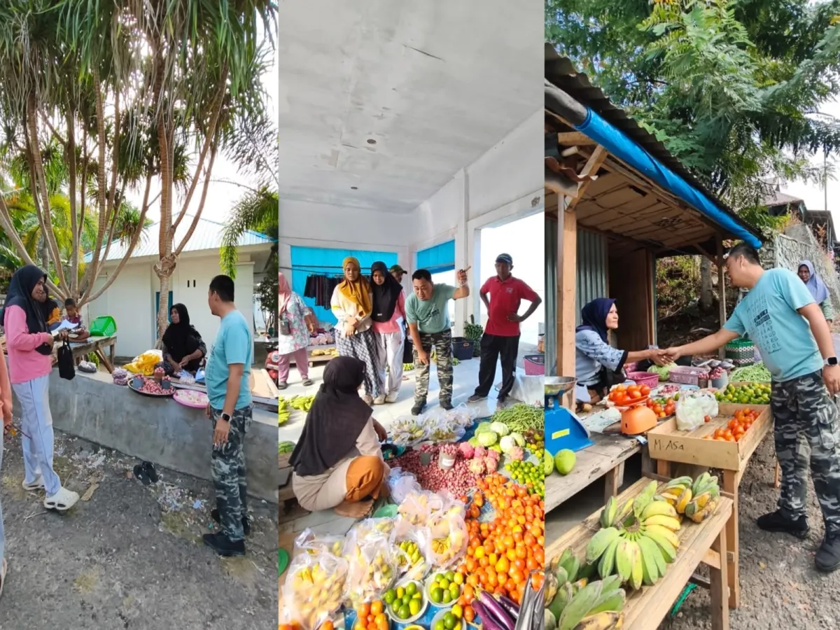 UPTD Perikanan Pulau Tomia Tertibkan Penjual di Kawasan TPI Usuku Wakatobi