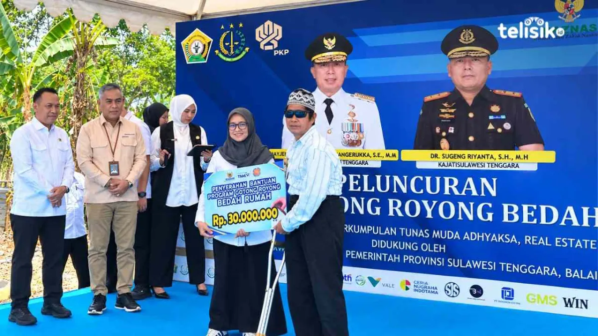 Program Gotong Royong Bedah Rumah se-Sultra Resmi Diluncurkan, Dana Capai Rp 8 Miliar