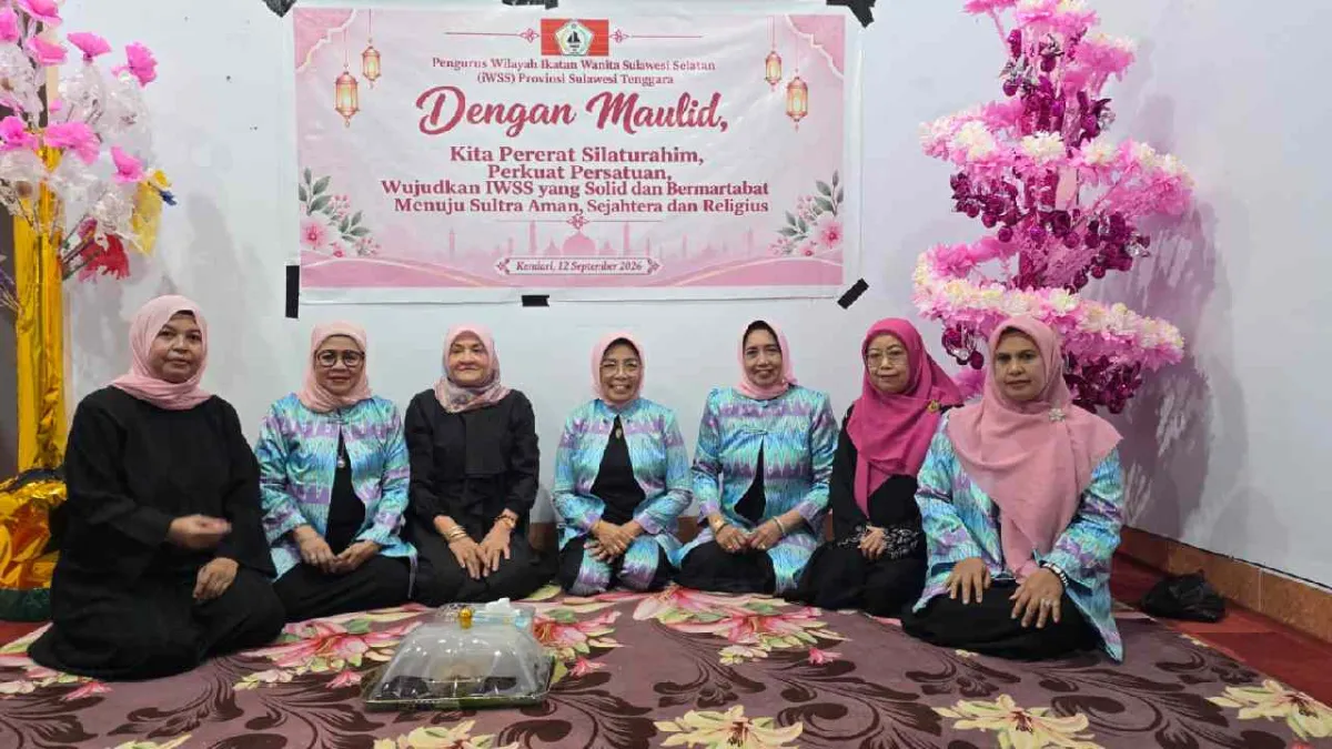Maulid Nabi, Harmawati Dorong IWSS Sultra Makin Solid dan Berkontribusi untuk Daerah