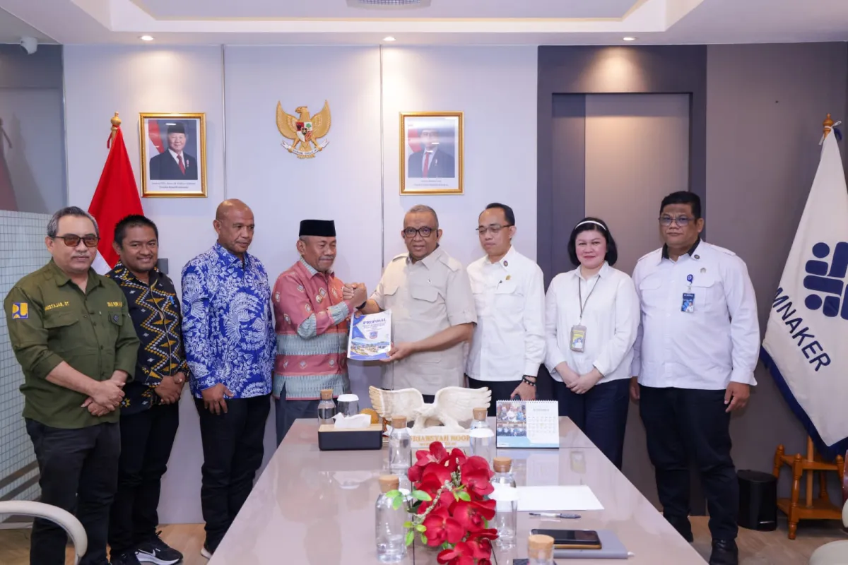 Bupati Muna Ajukan Proposal Pembangunan BLK Senilai Rp 20 Miliar ke Wamenaker