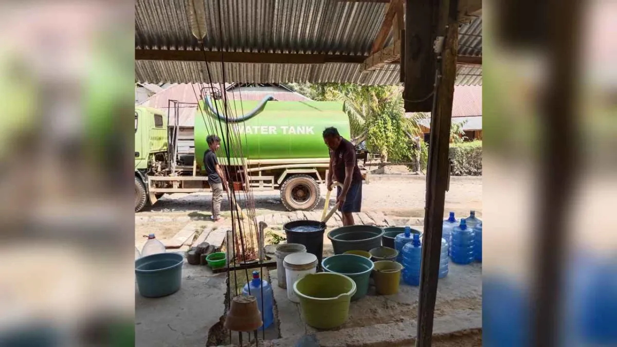 Ratusan KK di Abeli Kendari Terdampak Kekeringan dan Darurat Air Bersih