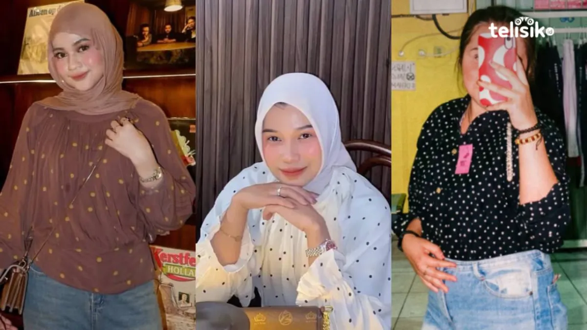 Viral di Media Sosial, Baju Polkadot Kembali jadi Incaran Mahasiswi Kendari Tampil Beda