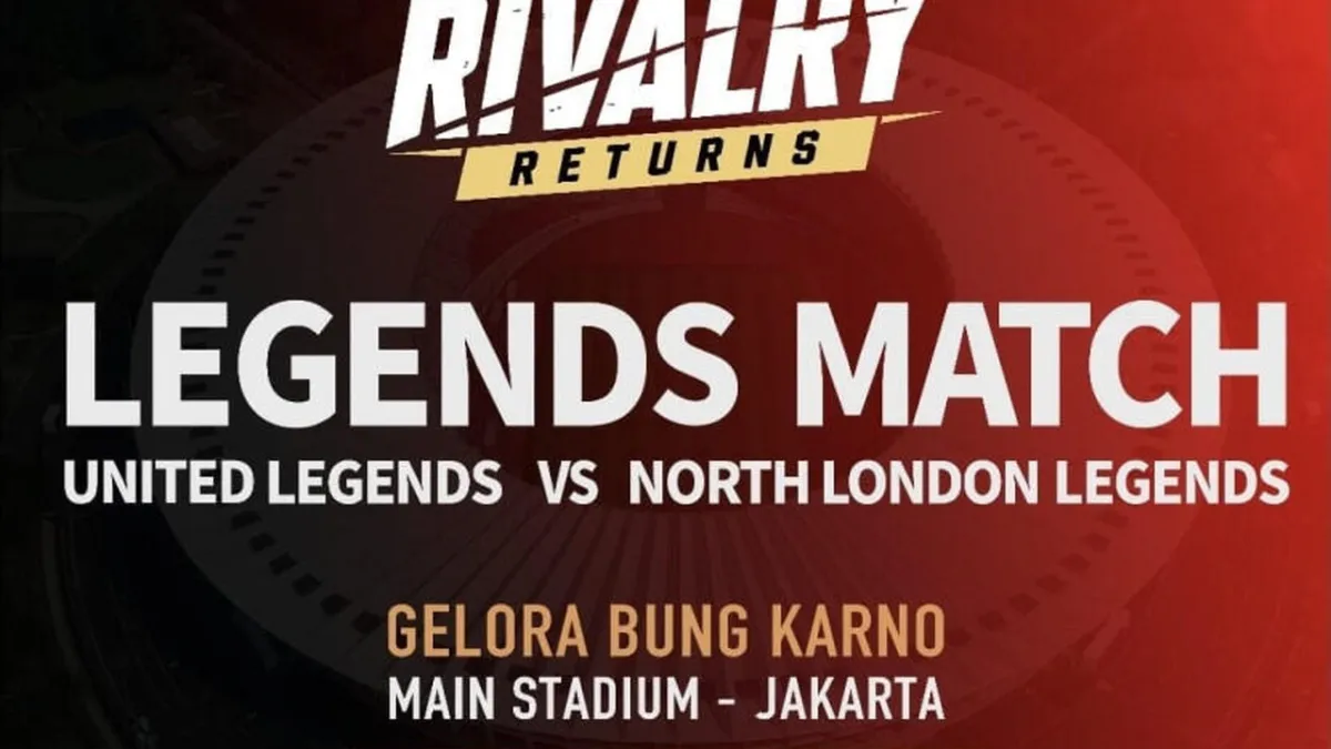 Legenda Arsenal Taklukkan Legenda MU 3-2 di SUGBK