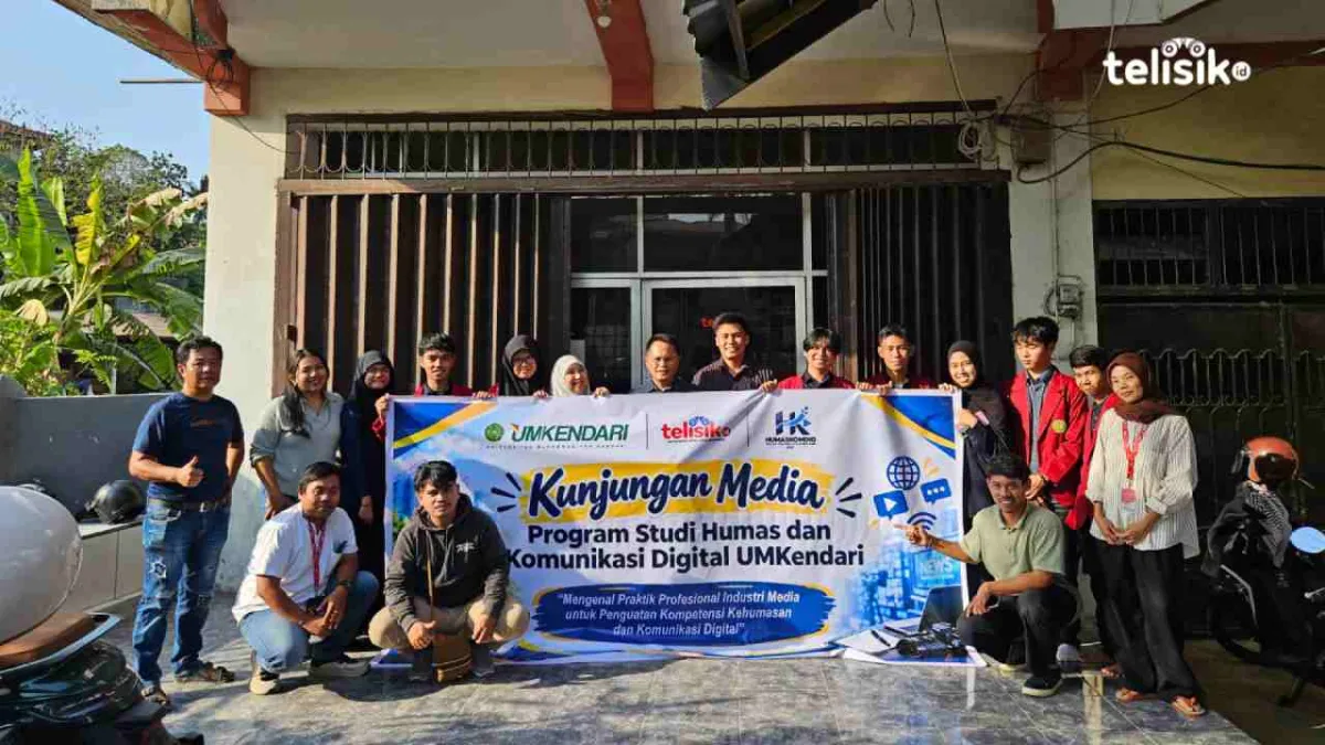 Telisik Bekali Mahasiswa Universitas Muhammadiyah Kendari Cara Kerja Redaksi hingga Tantangan Independensi Pers