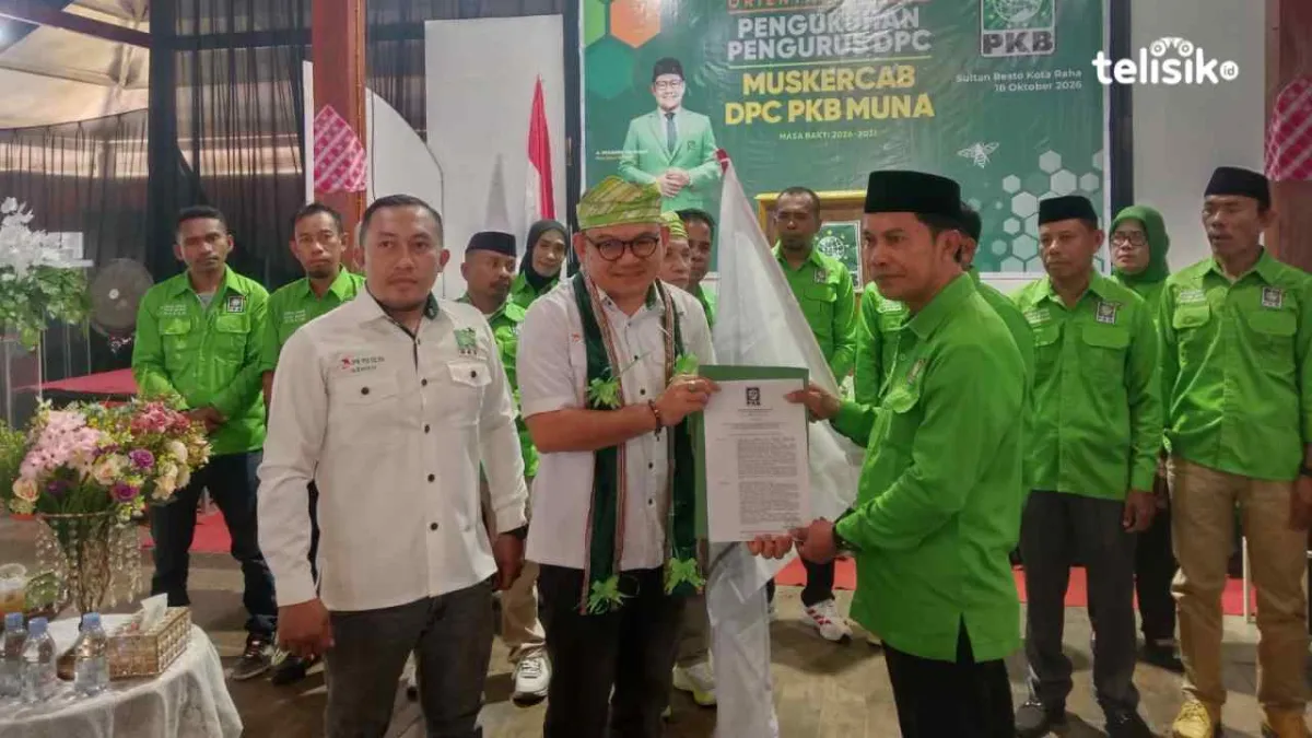 Sarif Pimpin DPC PKB Muna, Ketua DPW Sultra Beri Target Enam Kursi