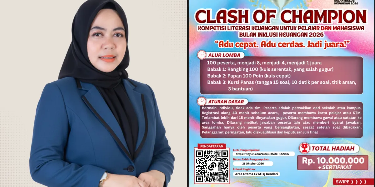 PT BPR Bahteramas Kendari Dukung BIK 2026, Ajak Pelajar dan Mahasiswa Ikut COC