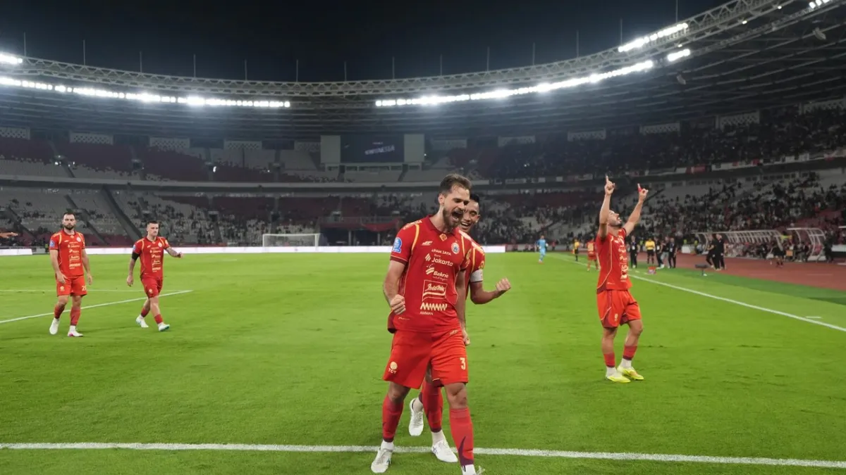 Persija Hajar PSIM 4-0, Catat Kemenangan Keempat Beruntun