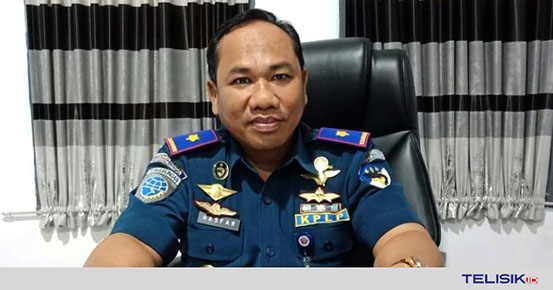 Kepala Unit Penyelenggara Pelabuhan Kelas III Kolaka, Hasfar. Foto: Yus/Telisik