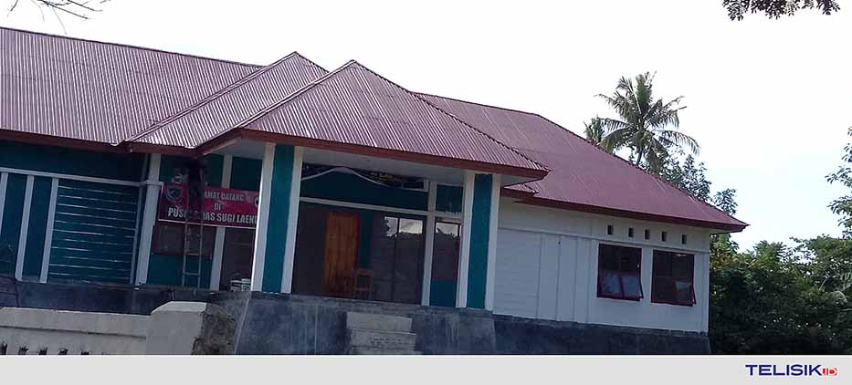 Gedung puskesmas Sugi Laende. Foto : Naryo/Telisik