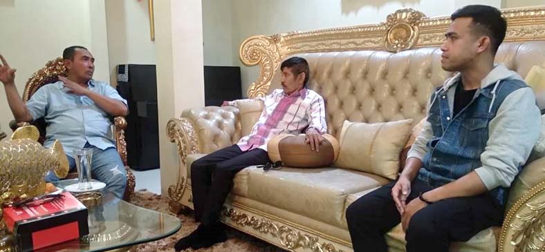 Suasana pertemuan Fildan Rahayu bersama mantan Bupati Buton, Umar Samiun dan Wali Kota Baubau, As. Tamrin. Foto: Istimewa