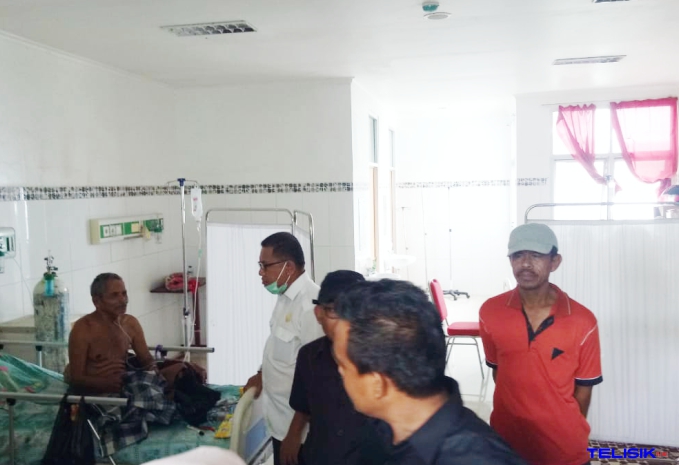 Ketgam : Anggota DPRD Muna melakukan sidak di RS Modern. Foto : Naryo/Telisik