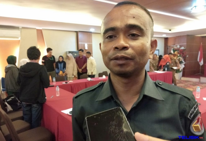 Ketua Bawaslu Kendari, Sahinuddin. Foto: Musdar/Telisik
