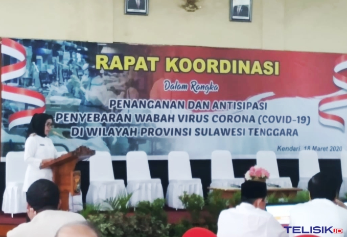 Penjelasan Dinkes tentang pencegahan COVID-19. Foto: Ibnu Sina/Te