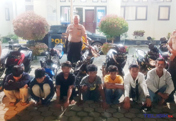Remaja pelaku balap liar diamankan ke Polsek Mandonga  Foto: Istimewa