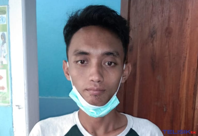 [4:20 PM, 3/23/2020] Pak Sumarlin Editor: Pemuda yang diamankan oleh Satresnarkoba Polres Bombana dalam operasi pengrebekan transaksi jual beli narkoba. Foto: Hir /Telisik