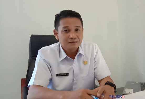 Kalvarios. S, Plt Kepala Dinas Keminfo Kabupaten Bombana. Foto: Hir/ Telisik