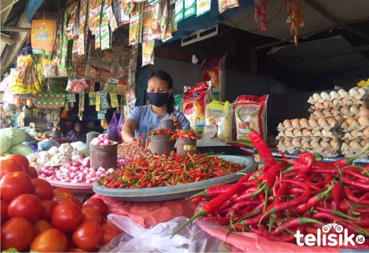 Pedagang Pasar Lawata, Mila. Foto: Dul/Telisik