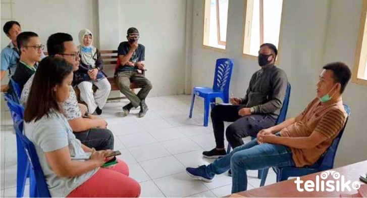 Suasana pertemuan PD Pasar bersama aplikator Grab. Foto: Musdar/Telisik