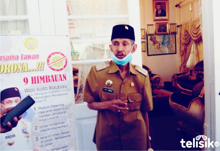 Wali Kota Baubau, AS. Tamrin. Foto: Ridwan Amsyah/Telisik