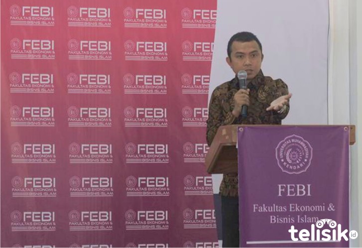 Samsul Anam, SE, MEc.Dev Dekan FEBI UM Kendari. Foto: Ist.