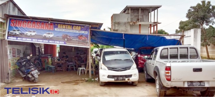 Pengusaha rental mobil merugi akibat wabah corona. Foto: Muhammad Israjab/Telisik