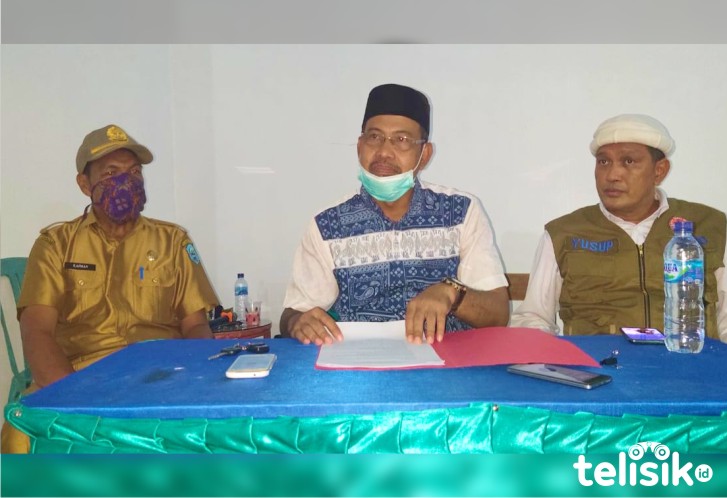 Jubir Gugus Tugas COVID-19 Buteng, Dr. Kariadi (tengah) Foto: Mutarfin/ Telisik