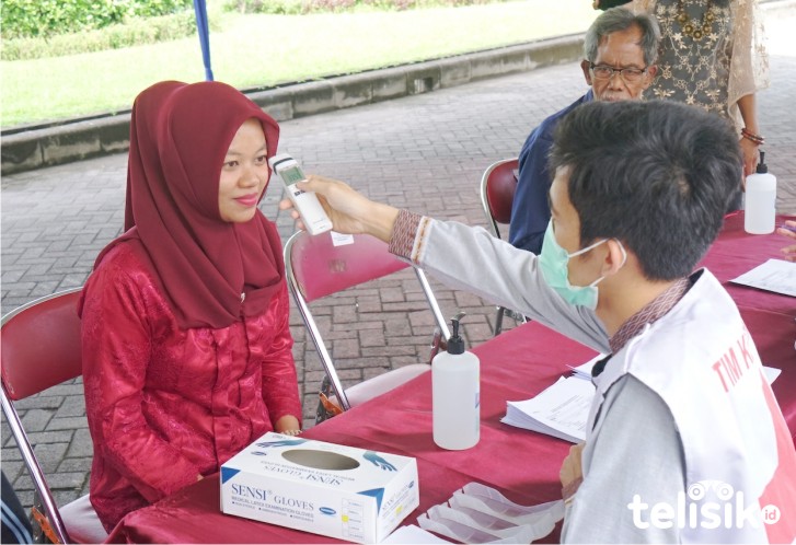 UMY terus berkomitmen mendorong dilaksanakannya community engagement dalam melawan COVID-19. Foto: Affan/Telisik