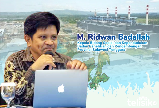 M. Ridwan Badallah, S.Pd, MM. Kepala Bidang Sosial dan Kependudukan Badan Penelitian dan Pengembangan Provinsi Sulawesi Tenggara. Foto: Ist.