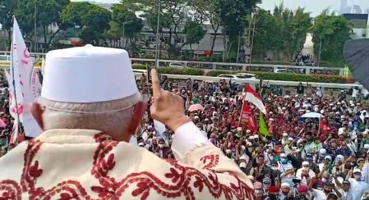 Massa aksi penolakan RUU HIP. Foto: Ist.