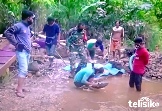 Lokasi penemuan emas di Kecamatan Tanggetada. Foto: Ist.