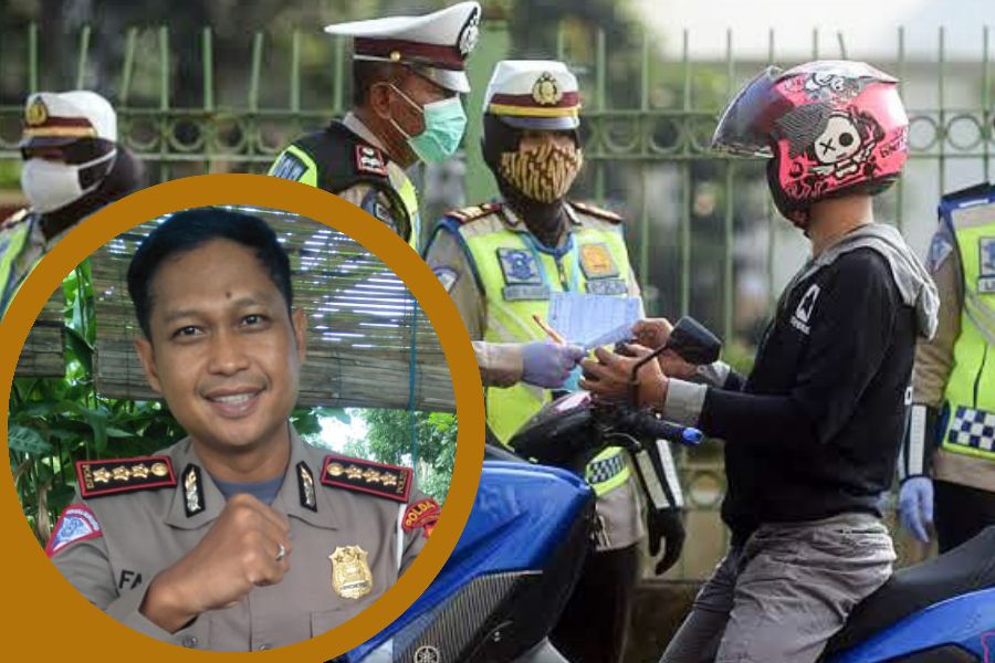 Suasana razia Polisi. Insert Dir Lantas Polda Sultra, Kombes Pol Faizal. Foto: google